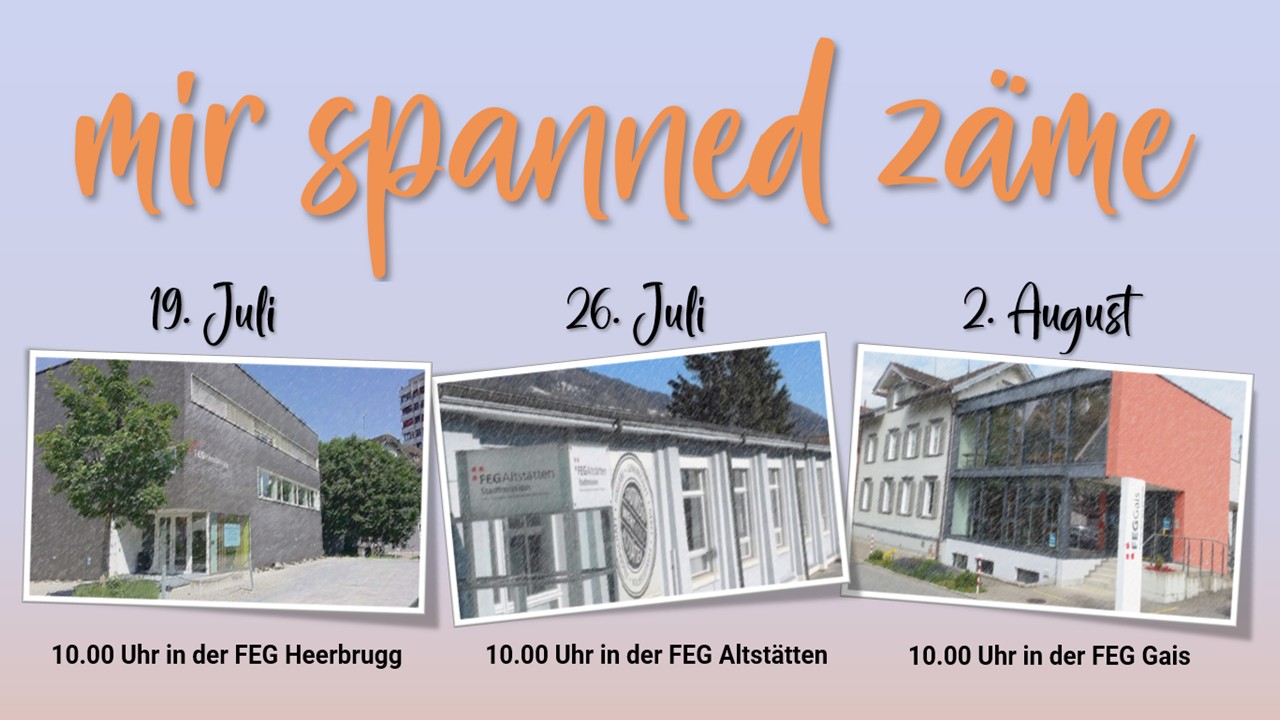 Sommergottesdienste